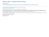 Dell E1913S Užívateľská príručka