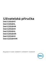 Dell E2016HV Užívateľská príručka