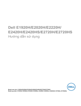 Dell E2720H Užívateľská príručka