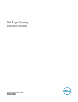 Dell Edge Gateway 3000 Series Používateľská príručka