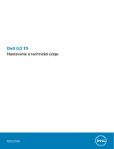 Dell G3 3579 Užívateľská príručka