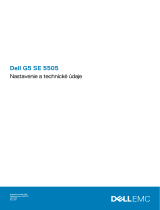 Dell G5 SE 5505 Stručná príručka spustenia