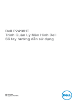 Dell P2418HT Užívateľská príručka
