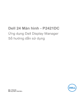 Dell P2421DC Užívateľská príručka