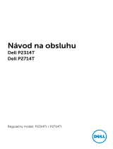 Dell P2314T Užívateľská príručka
