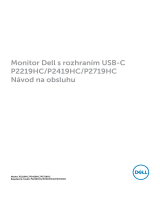 Dell P2219HC Užívateľská príručka
