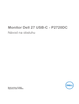 Dell P2720DC Užívateľská príručka