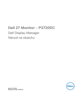 Dell P2720DC Užívateľská príručka