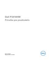 Dell P3418HW Užívateľská príručka
