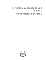 Dell Professional Projector S518WL Užívateľská príručka