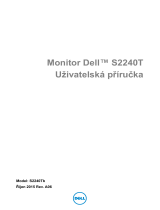 Dell S2240T 21.5 Multi-Touch Monitor Užívateľská príručka