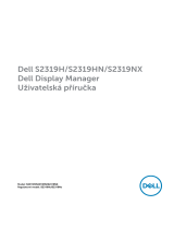 Dell S2319NX Užívateľská príručka