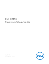 Dell S2415H Užívateľská príručka