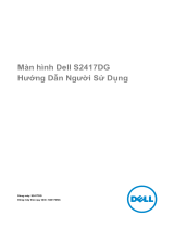 Dell S2417DG Užívateľská príručka