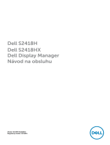 Dell S2418H/S2418HX Užívateľská príručka