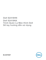 Dell S2418HN/S2418NX Užívateľská príručka