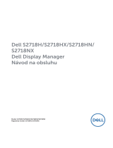 Dell S2718HN/S2718NX Užívateľská príručka