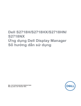 Dell S2718HN/S2718NX Užívateľská príručka
