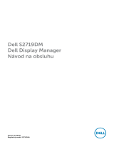 Dell S2719DM Užívateľská príručka