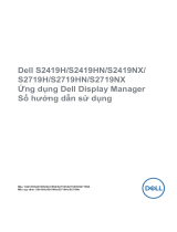 Dell S2719NX Užívateľská príručka