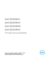 Dell SE2218HV Užívateľská príručka