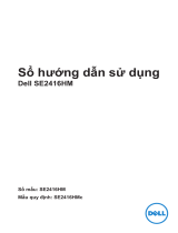 Dell SE2416HM Užívateľská príručka