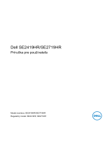 Dell SE2419HR Užívateľská príručka