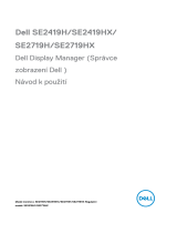 Dell SE2419H/SE2419HX Užívateľská príručka