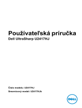 Dell U2417HJ Užívateľská príručka