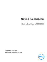 Dell U2715H Užívateľská príručka