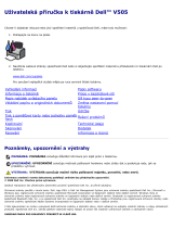 Dell V505 All In One Inkjet Printer Užívateľská príručka