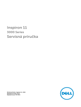 Dell Inspiron 11 3162/3164 Používateľská príručka