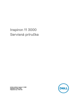 Dell Inspiron 11 3169 Používateľská príručka