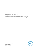 Dell Inspiron 15 3576 Stručná príručka spustenia