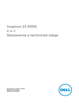 Dell Inspiron 15 5578 2-in-1 Stručná príručka spustenia