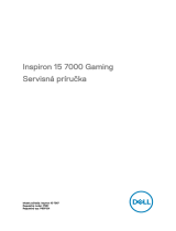 Dell Inspiron 15 Gaming 7567 Používateľská príručka