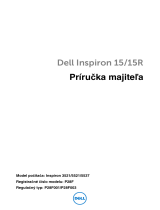 Dell Inspiron 15R 5537 Návod na obsluhu