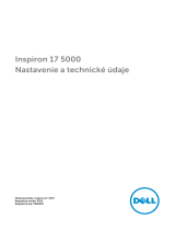 Dell Inspiron 17 5767 Stručná príručka spustenia