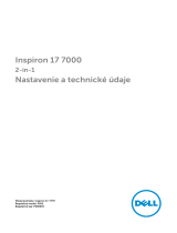 Dell Inspiron 17 7779 2-in-1 Stručná príručka spustenia