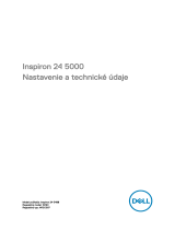 Dell Inspiron 24 5459 AIO Stručná príručka spustenia