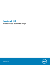 Dell Inspiron 3490 Stručná príručka spustenia