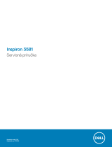 Dell Inspiron 3581 Používateľská príručka