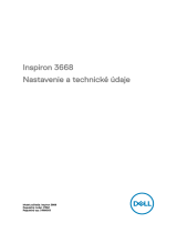 Dell Inspiron 3668 Stručná príručka spustenia