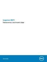 Dell Inspiron 3671 Užívateľská príručka