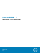 Dell Inspiron 5400 2-in-1 Užívateľská príručka