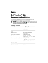 Dell Inspiron 580 Užívateľská príručka