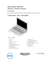 Dell Latitude 3540 Stručná príručka spustenia