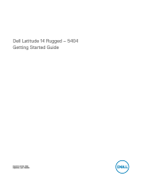 Dell Latitude 5404 Rugged Stručná príručka spustenia