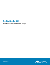Dell Latitude 5511 Stručná príručka spustenia