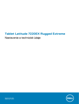 Dell Latitude 7220EX Rugged Extreme Návod na obsluhu